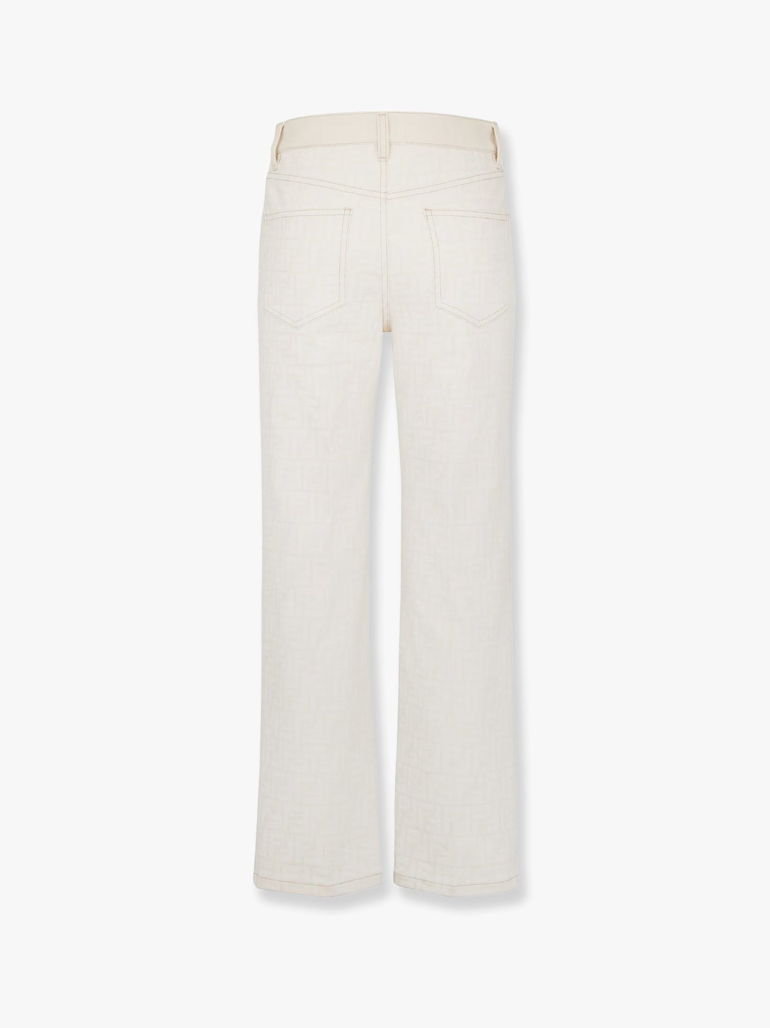 Ff off white denim trouser