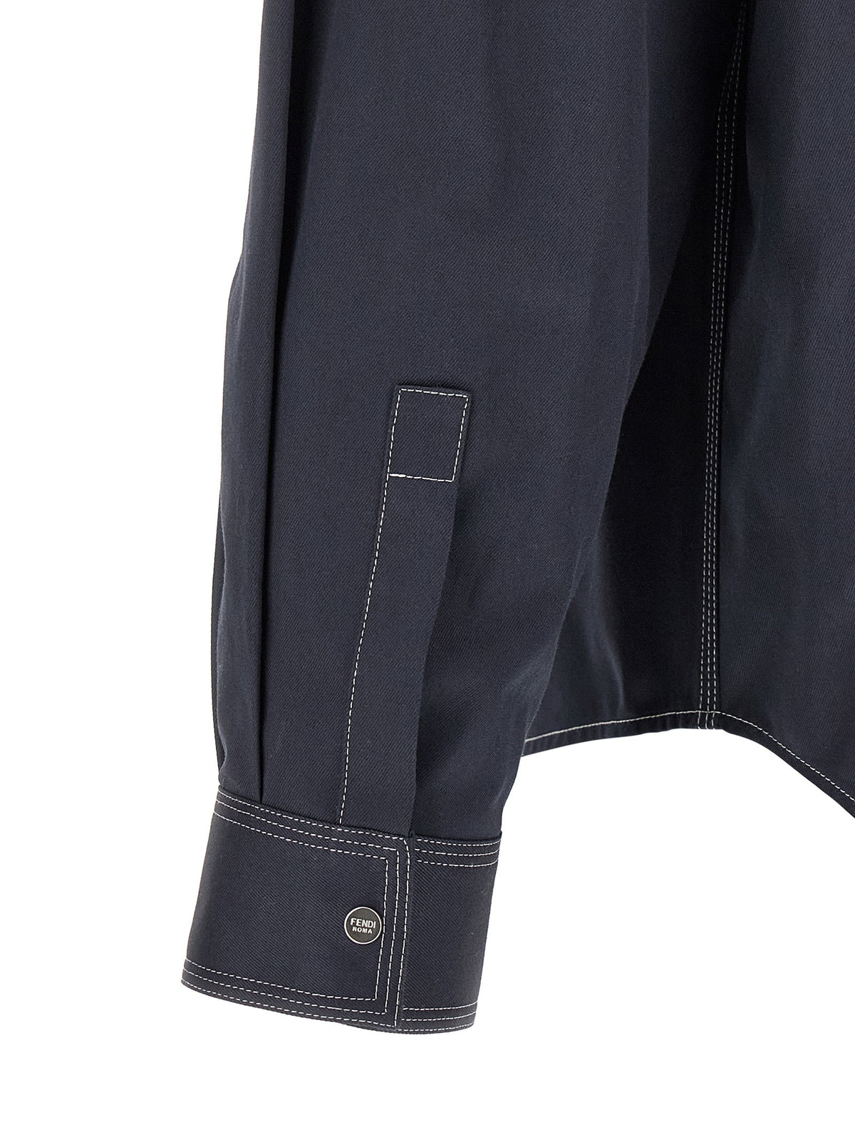 Fendi - 'FF Selleria' logo shirt