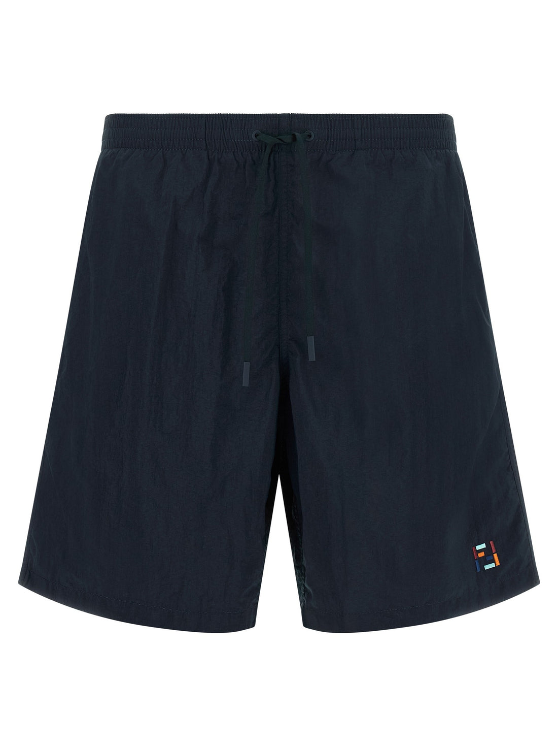 Fendi - 'FF Stitching' nylon swimsuit Blue