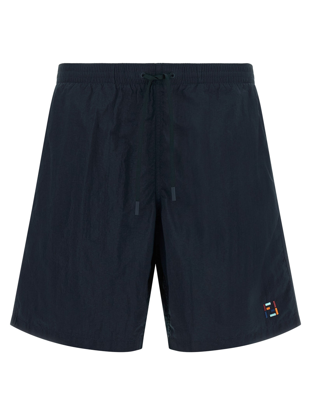Fendi - 'FF Stitching' nylon swimsuit Blue