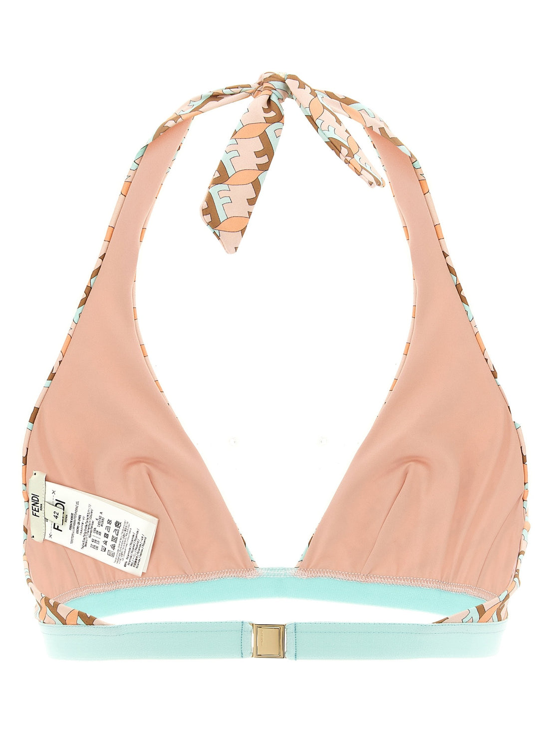 Fendi - 'FF Waves' bikini top MULTICOLOR