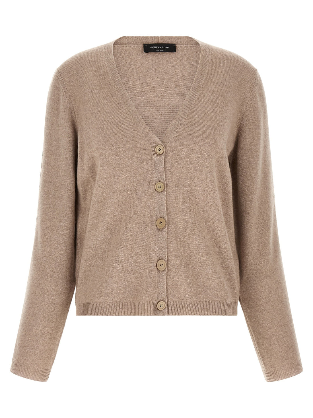 Fabiana Filippi - 'Filo Diamante' cardigan beige