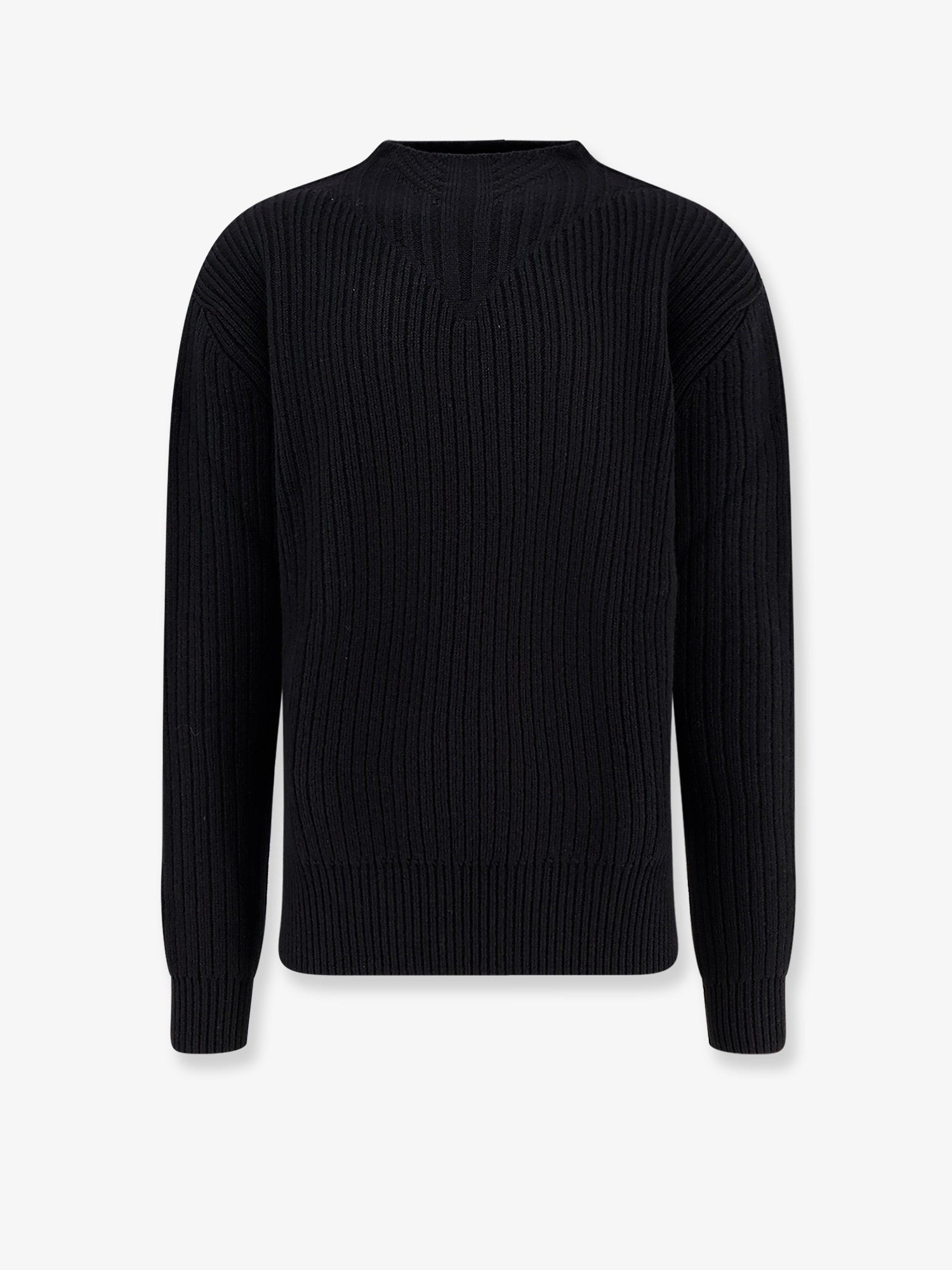 Fisherman Round Neck virgin wool sweater