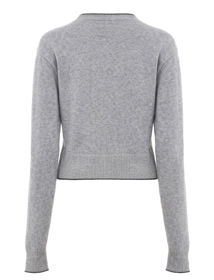CHLOÉ CHLOÉ - FITTED CARDIGAN WITH LOGO