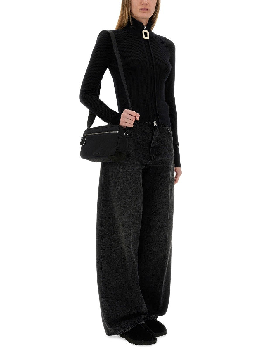 FITTED CARDIGAN WITH ZIPPER