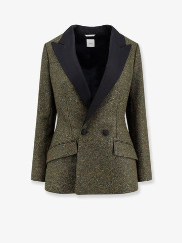 Dior Fitted silk and virgin wool blend tweed blazer