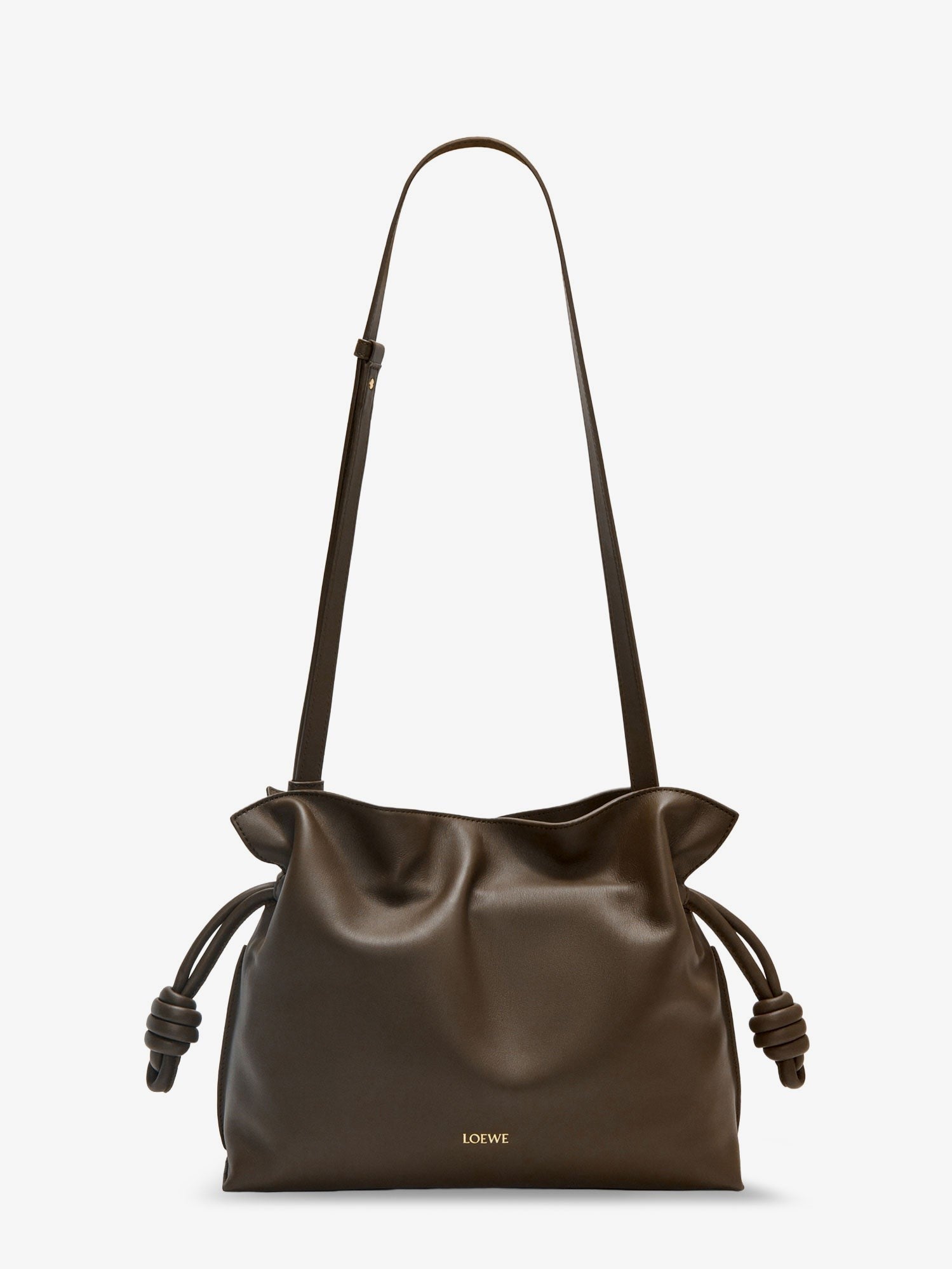 LOEWE - Flamenco leather clutch bag
