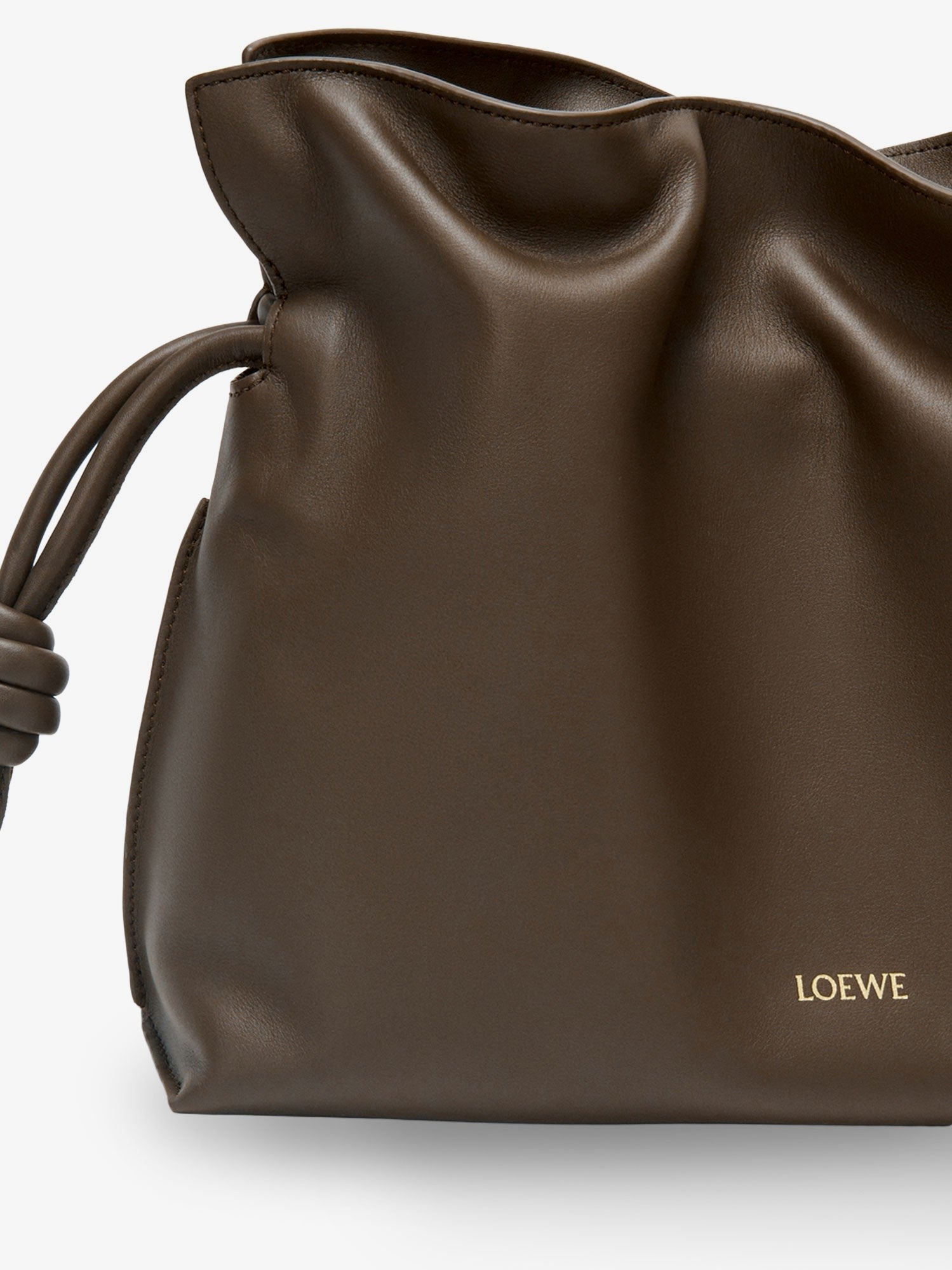 LOEWE - Flamenco leather clutch bag