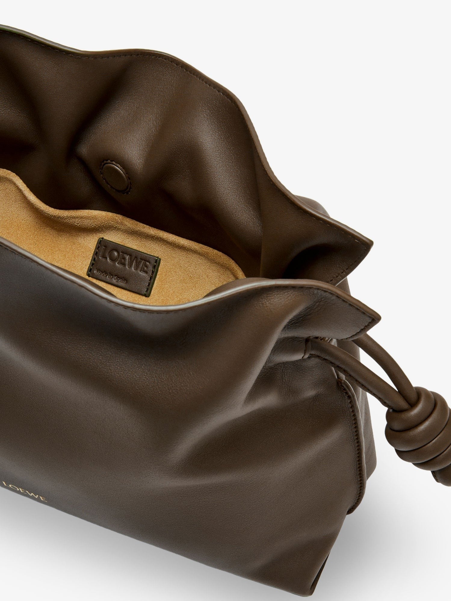 LOEWE - Flamenco leather clutch bag
