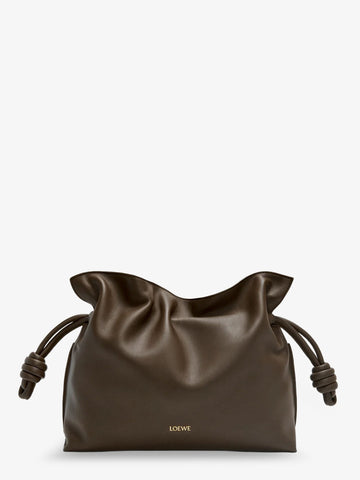 LOEWE - Flamenco leather clutch bag