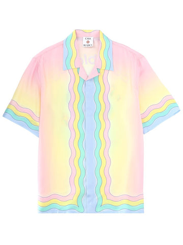 CASABLANCA "FLAMING TENNIS BALL" SHIRT