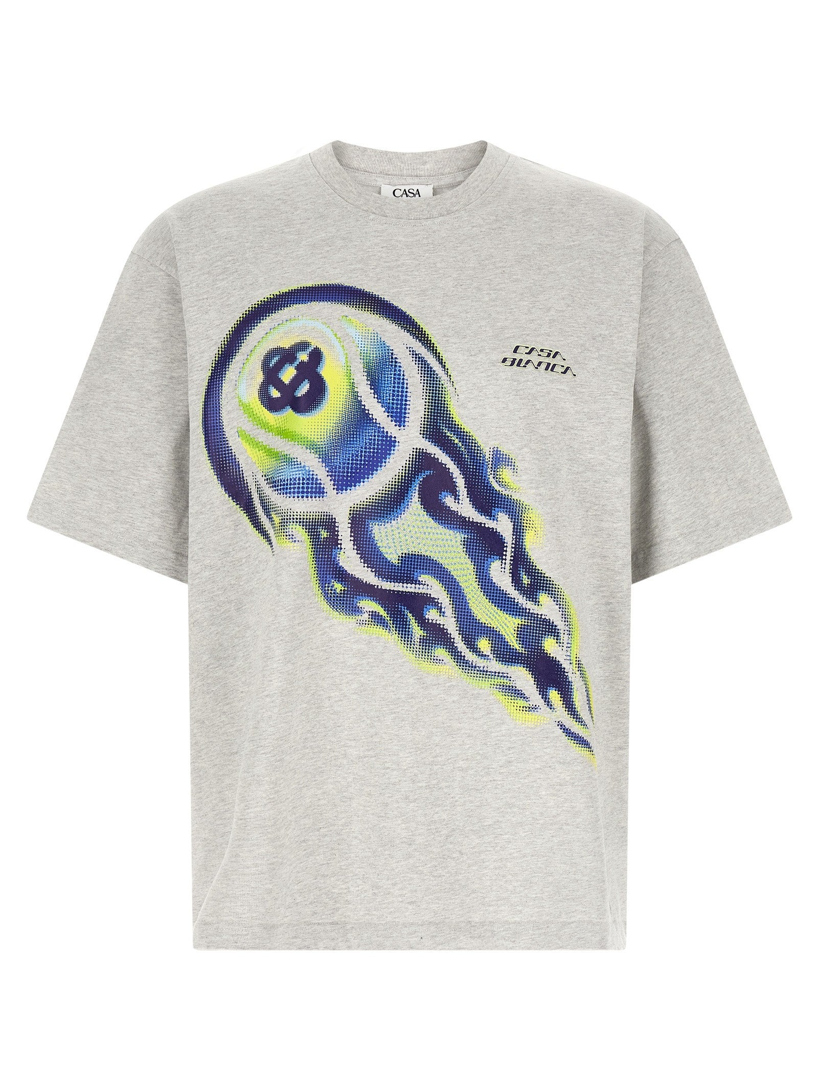 CASABLANCA - 'Flaming Tennis Ball' T-shirt