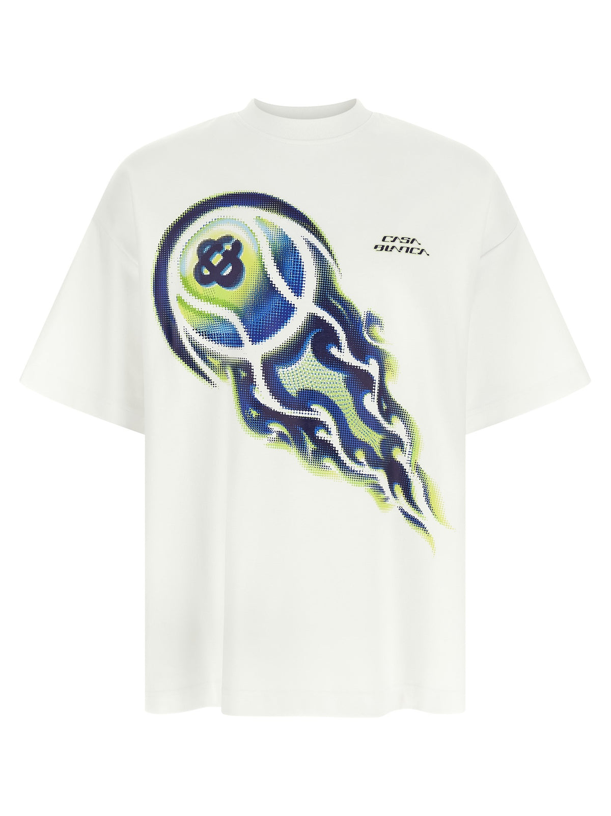 CASABLANCA - 'Flaming Tennis Ball' T-shirt
