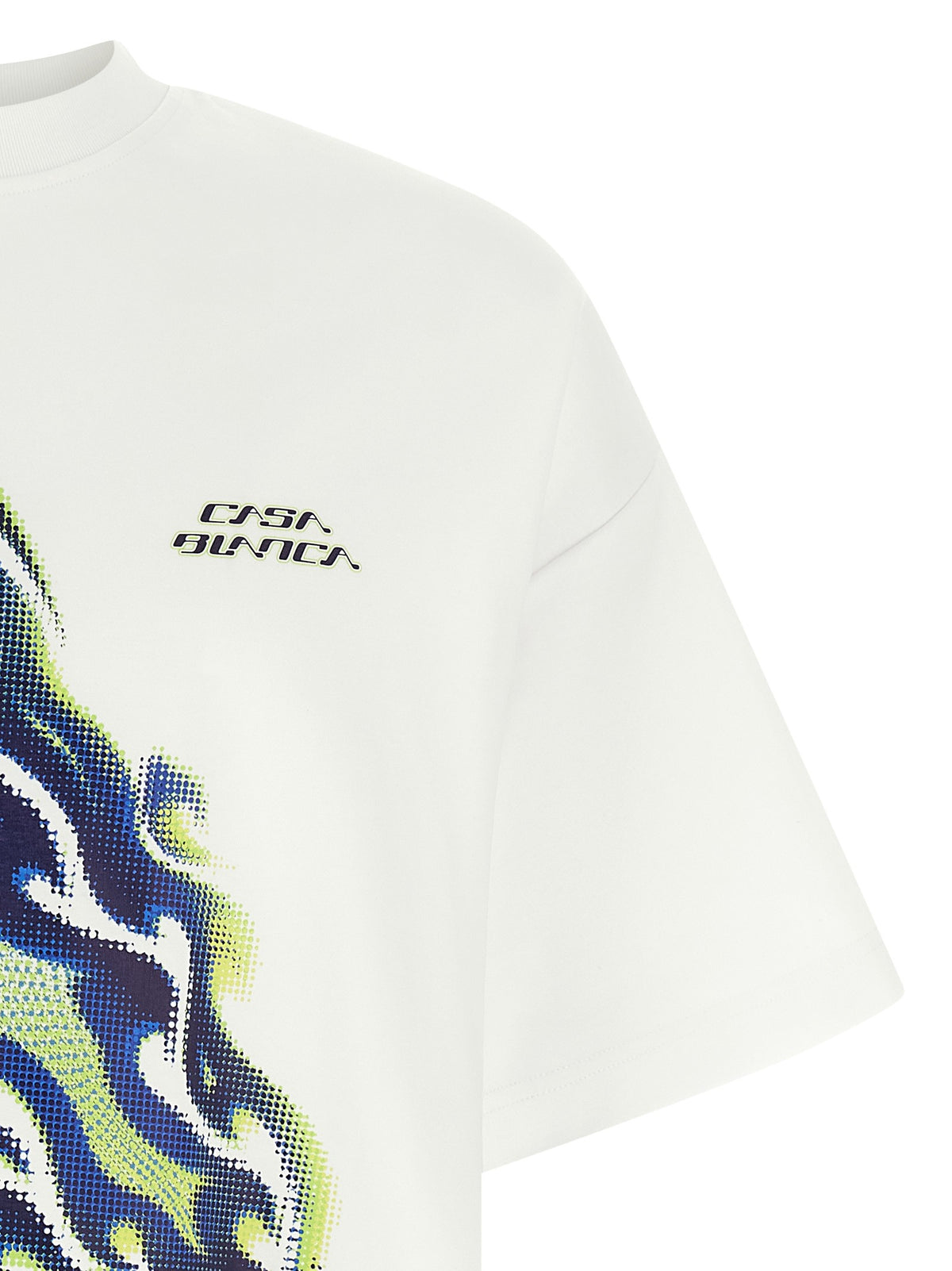 CASABLANCA - 'Flaming Tennis Ball' T-shirt