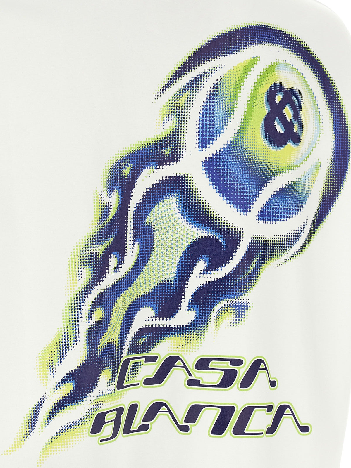 CASABLANCA - 'Flaming Tennis Ball' T-shirt