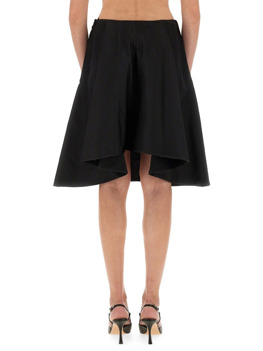 FLARED MIDI SKIRT