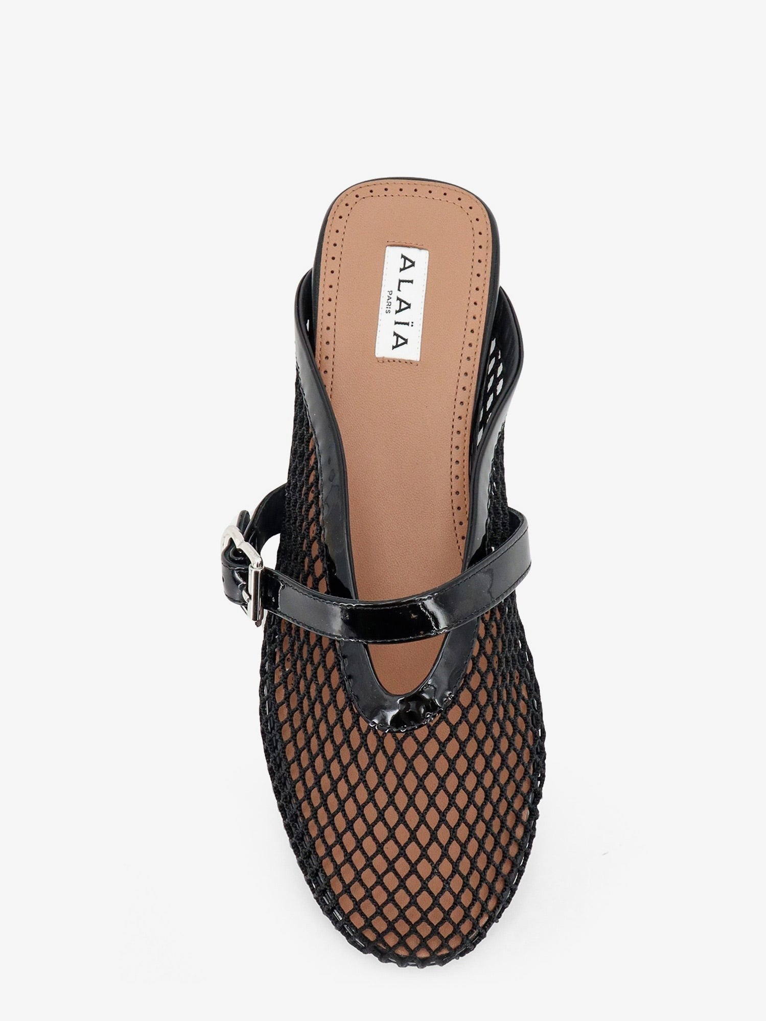 ALAIA - Flat mesh sandals