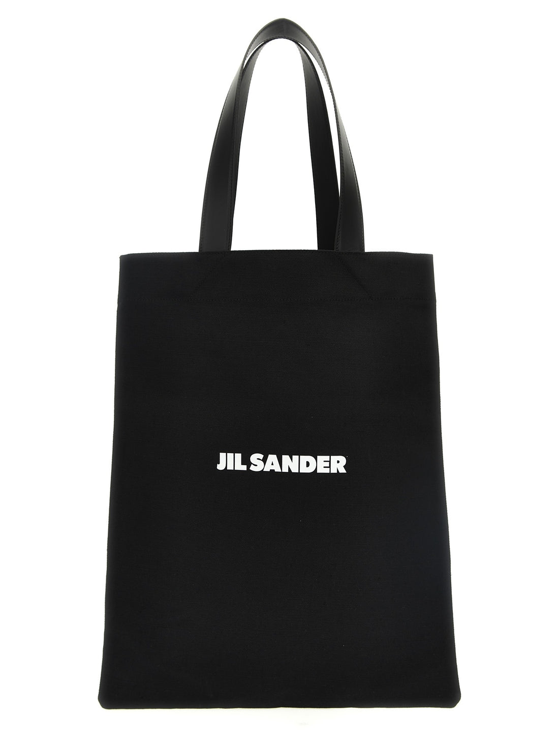 JIL SANDER - 'Flat Shopper' Medium Shopping Black U