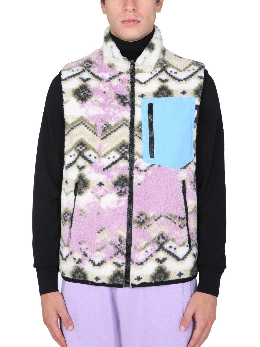 msgm msgm - FLEECE SHERPA VEST