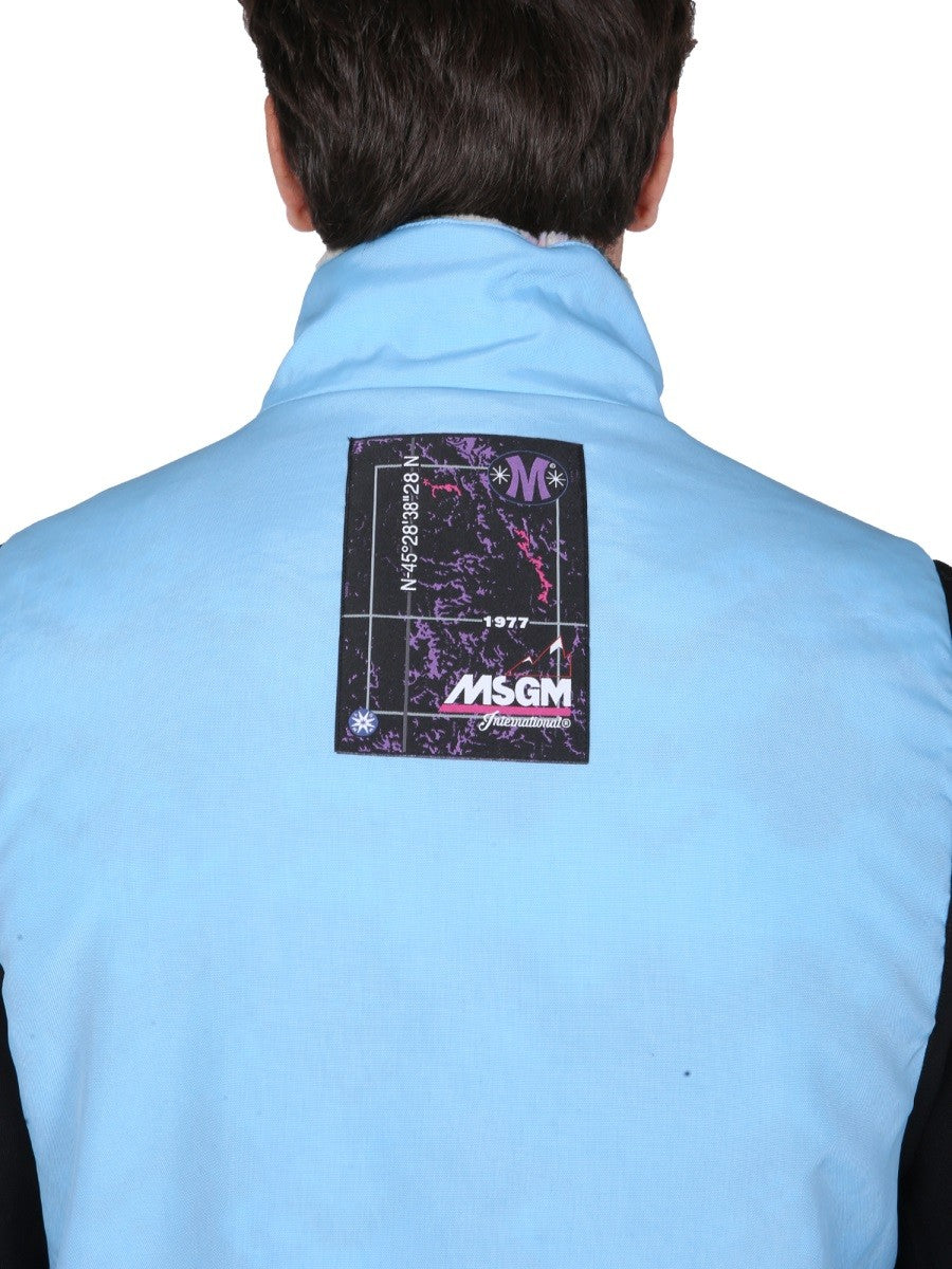 msgm msgm - FLEECE SHERPA VEST