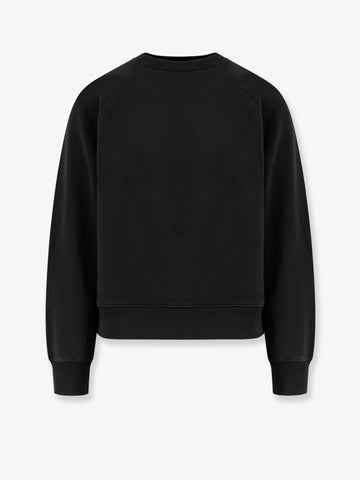 FleeceRaglan cotton blend sweatshirt