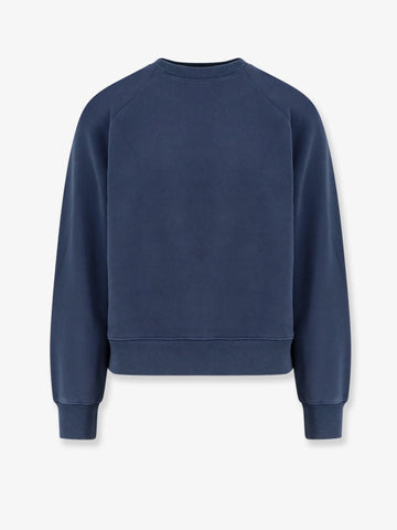 FleeceRaglan cotton blend sweatshirt
