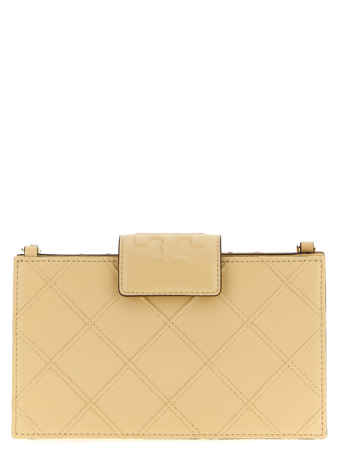 Tory Burch - 'Fleming' wallet beige U
