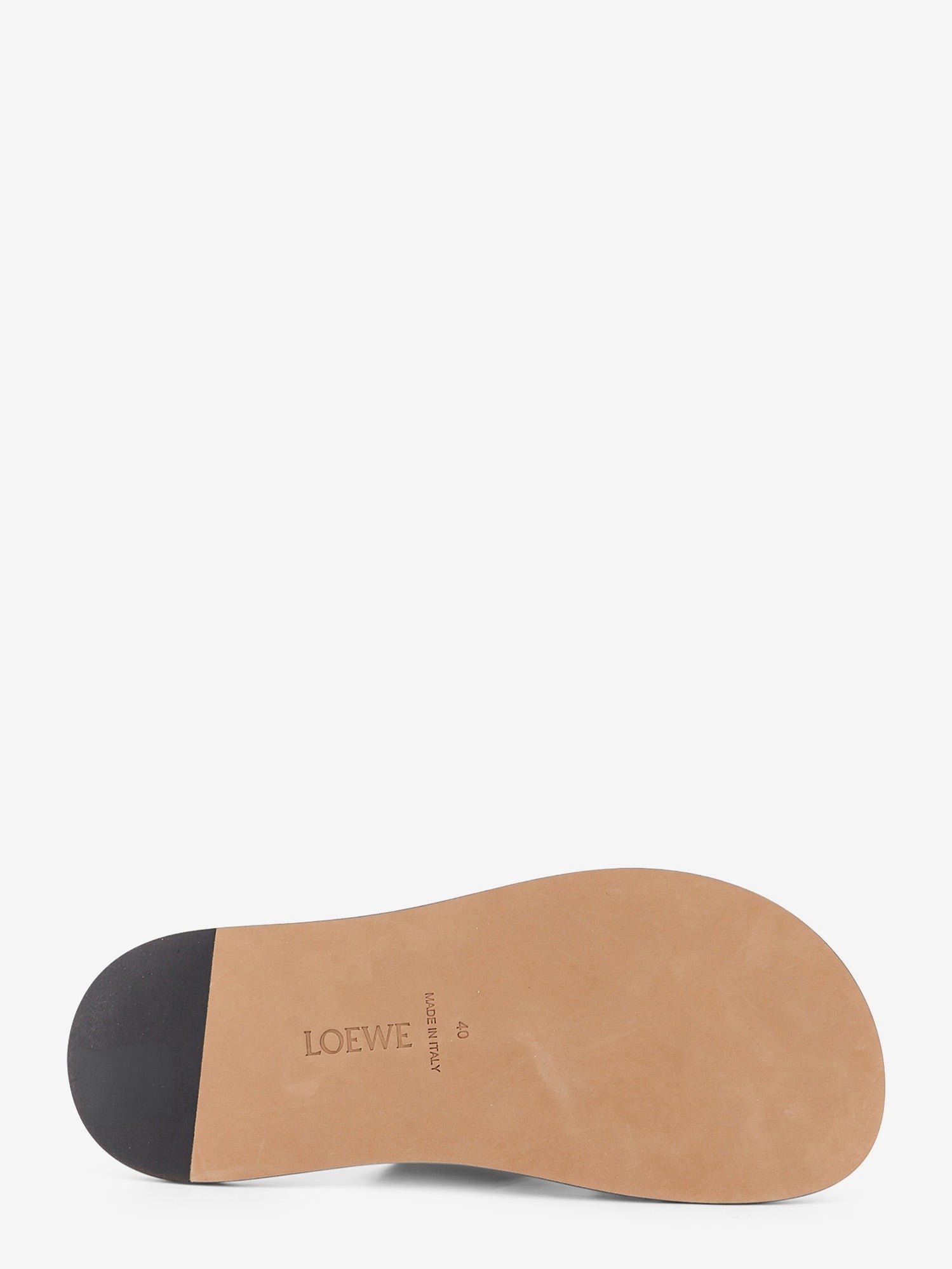 LOEWE - Flex leather sandals with crisscross detail