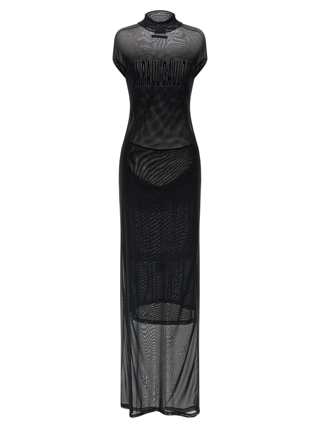 JEAN PAUL GAULTIER - Flocked dress flocked-dress_a86eeb69-7c2c-47c1-9c4a-bddcada7d162