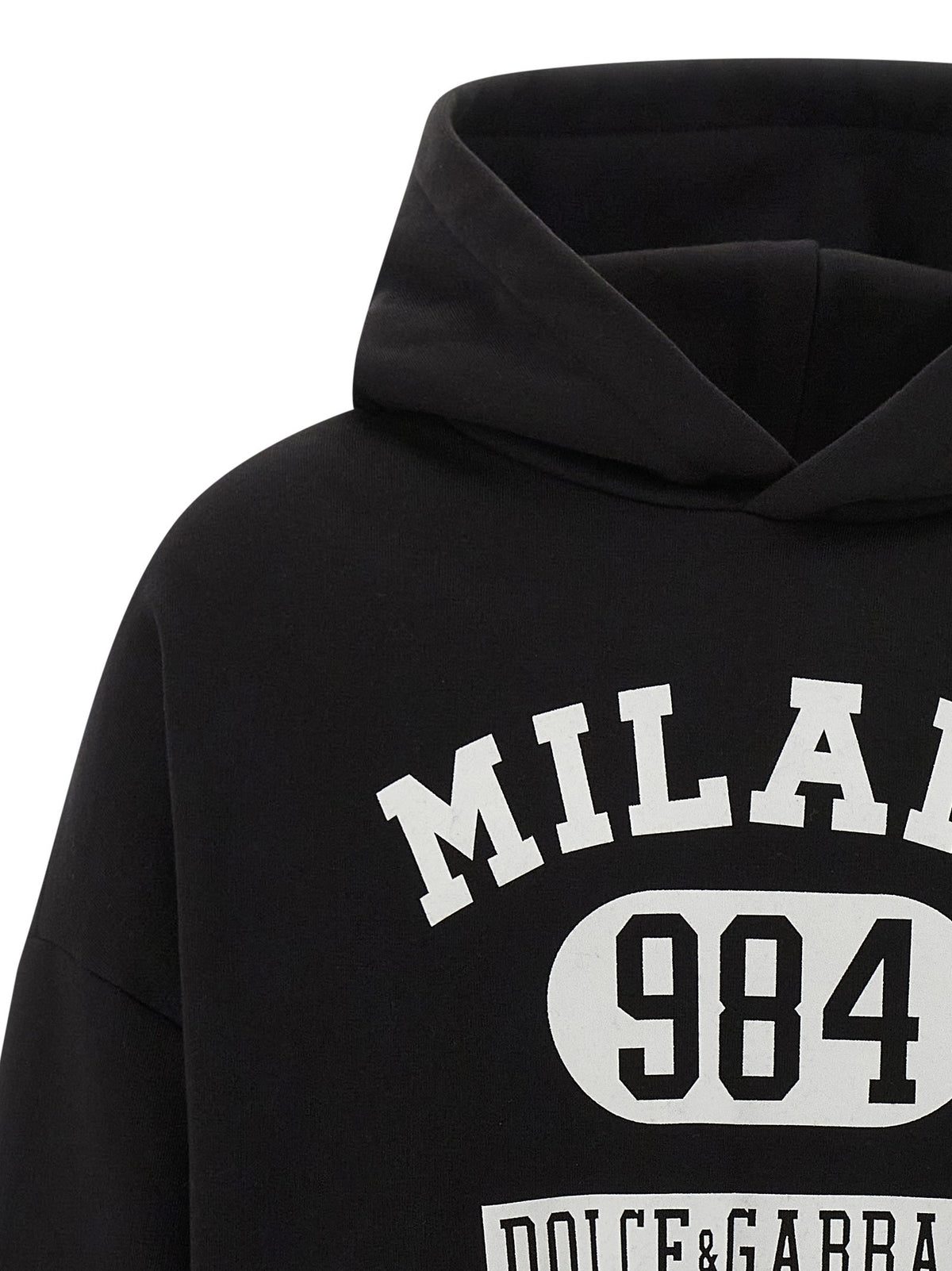 Dolce & Gabbana - Flocked print hoodie