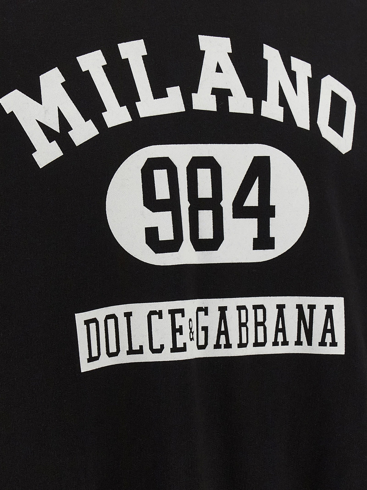 Dolce & Gabbana - Flocked print hoodie