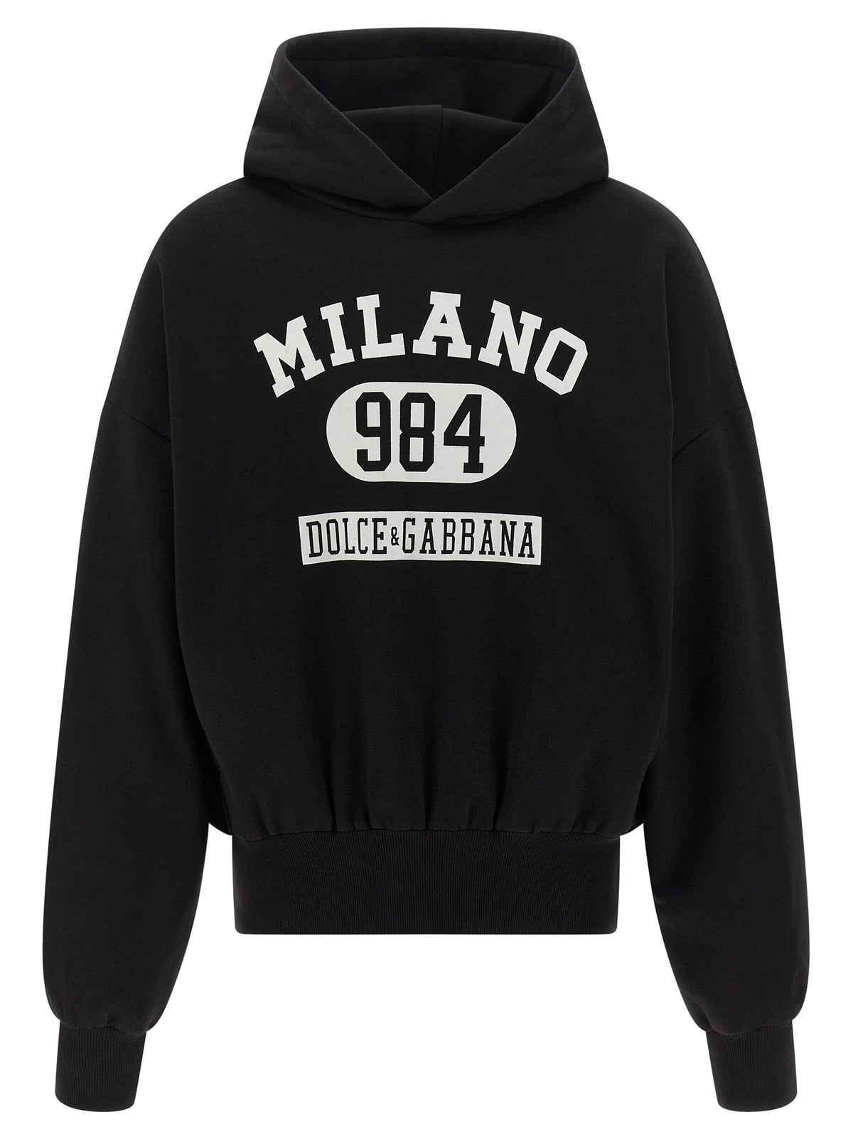 Dolce & Gabbana - Flocked print hoodie