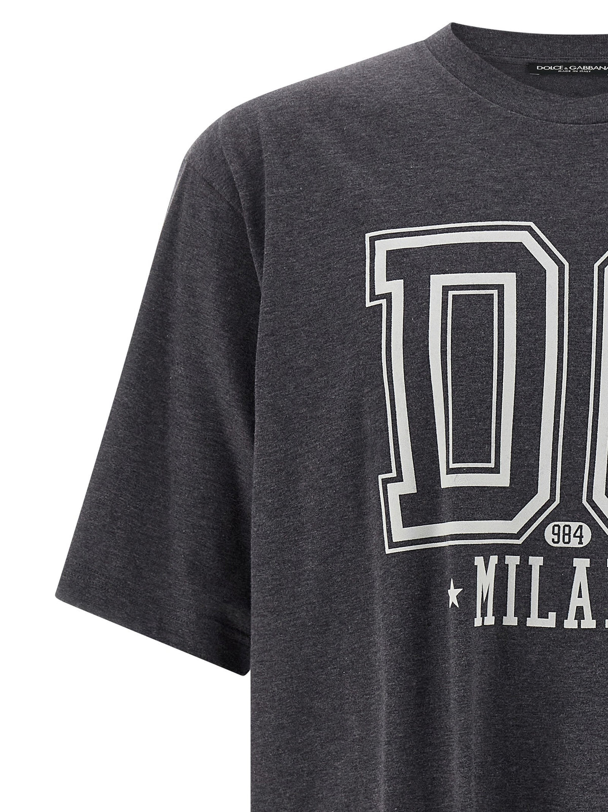 Dolce & Gabbana - Flocked print T-shirt
