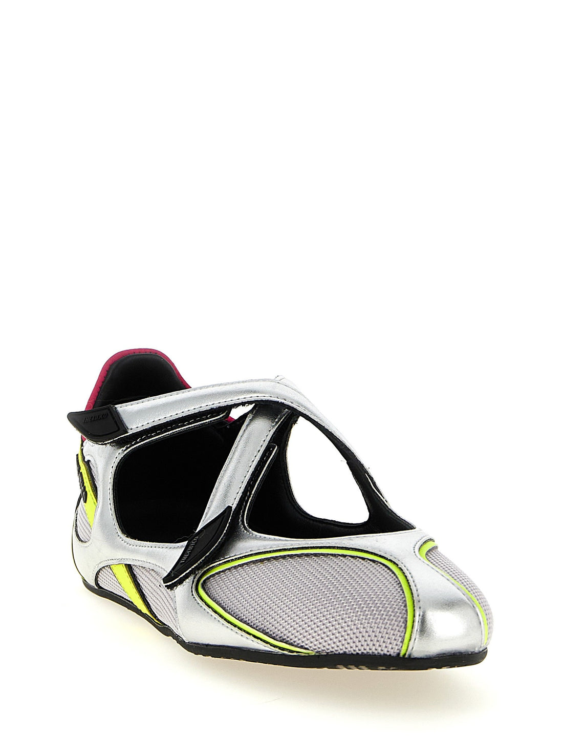 The Attico - 'Floor 01' ballet flats Silver 36.5