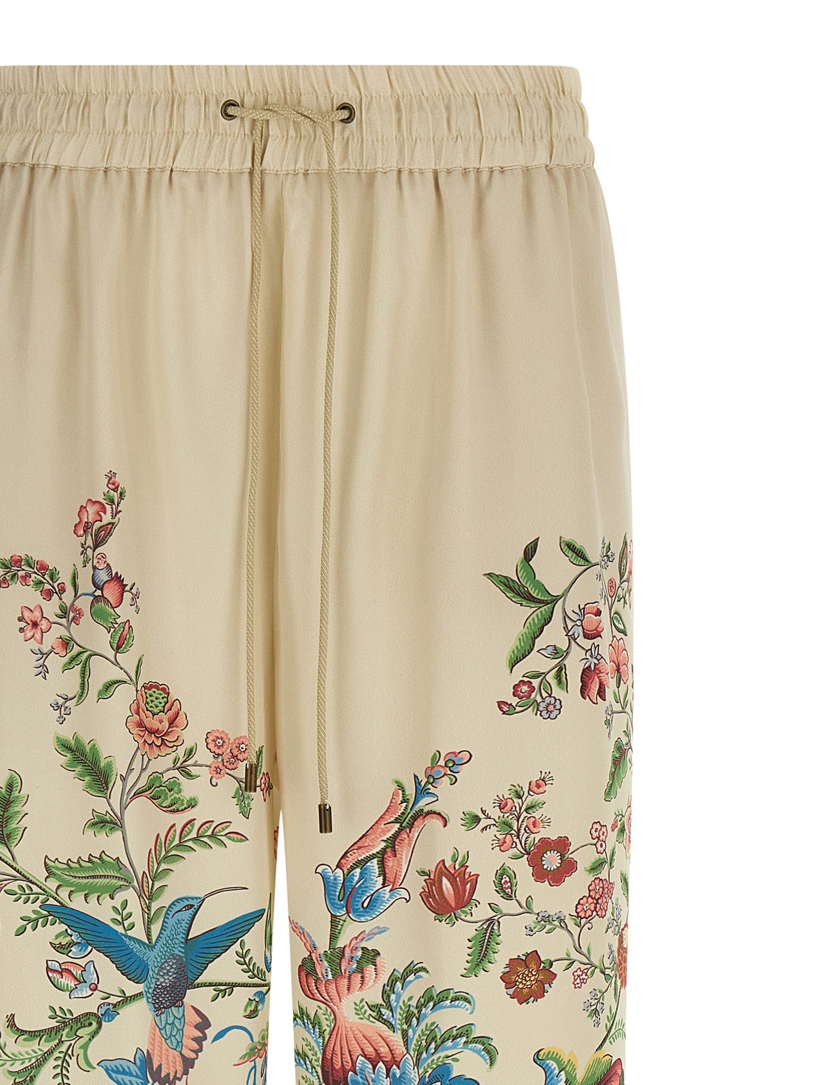Etro - Flora and fauna printed trousers