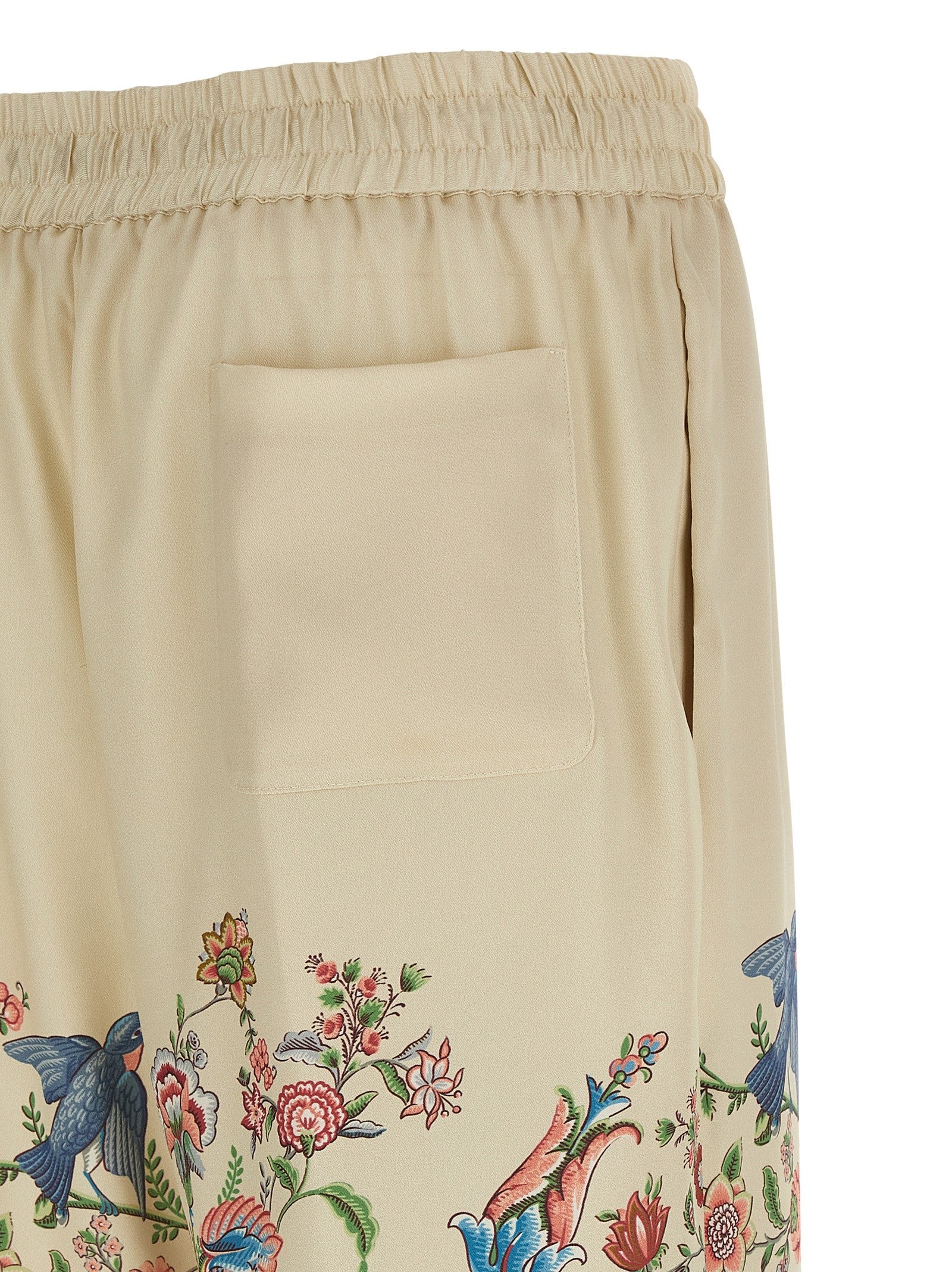 Etro - Flora and fauna printed trousers