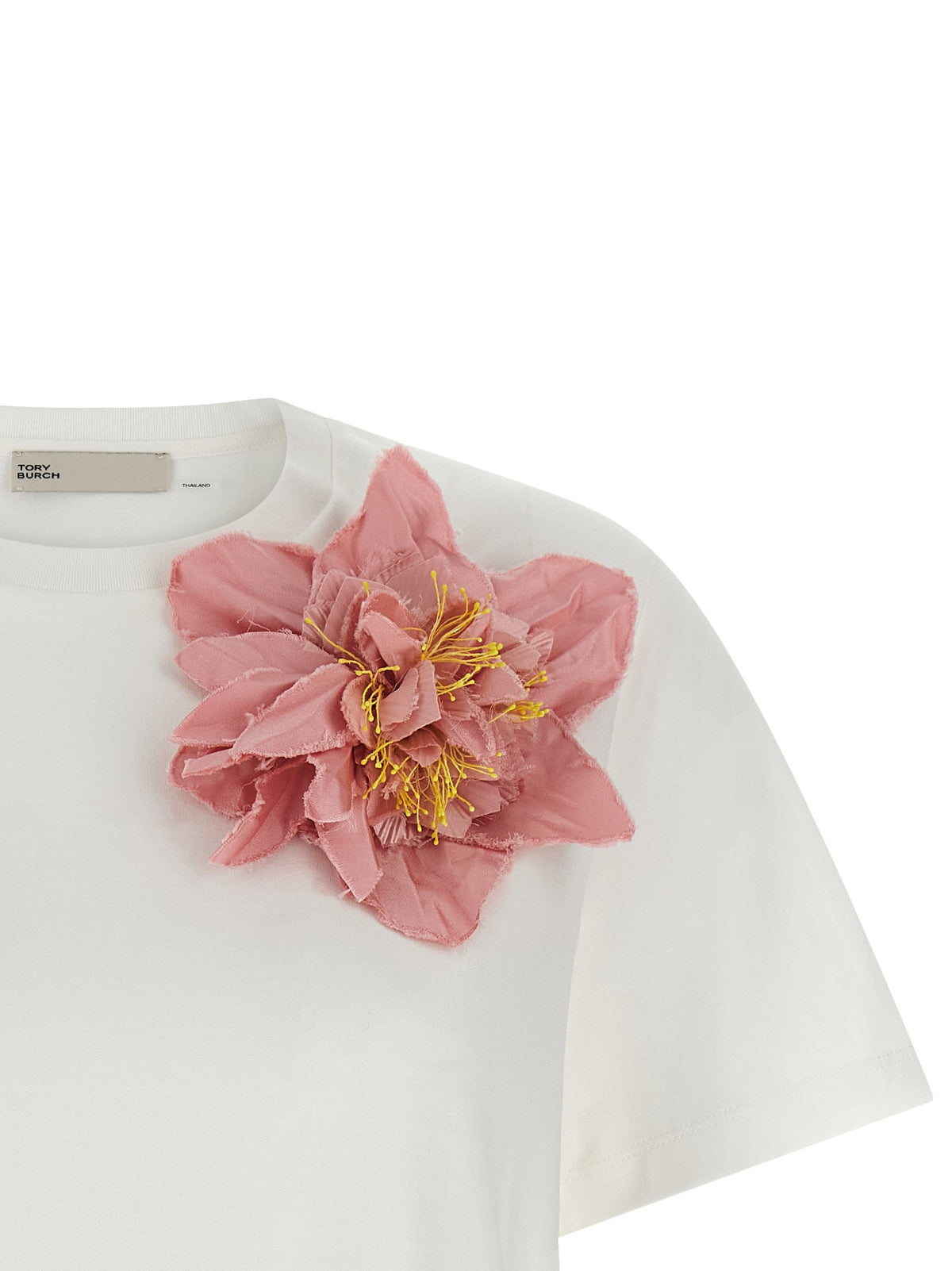 Tory Burch - 'Floral Applique' T-shirt