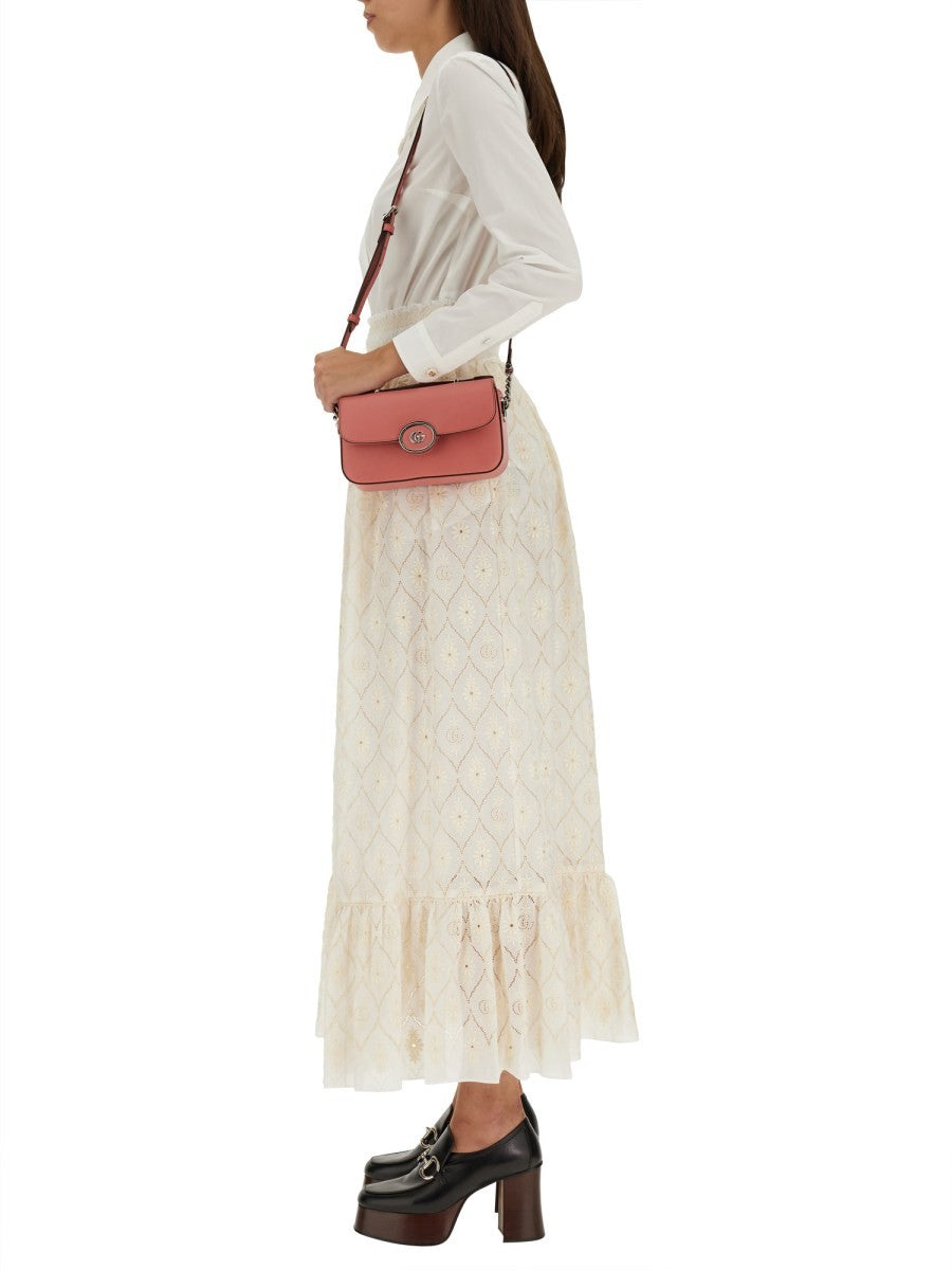 FLORAL BRODERIE ANGLAISE SKIRT