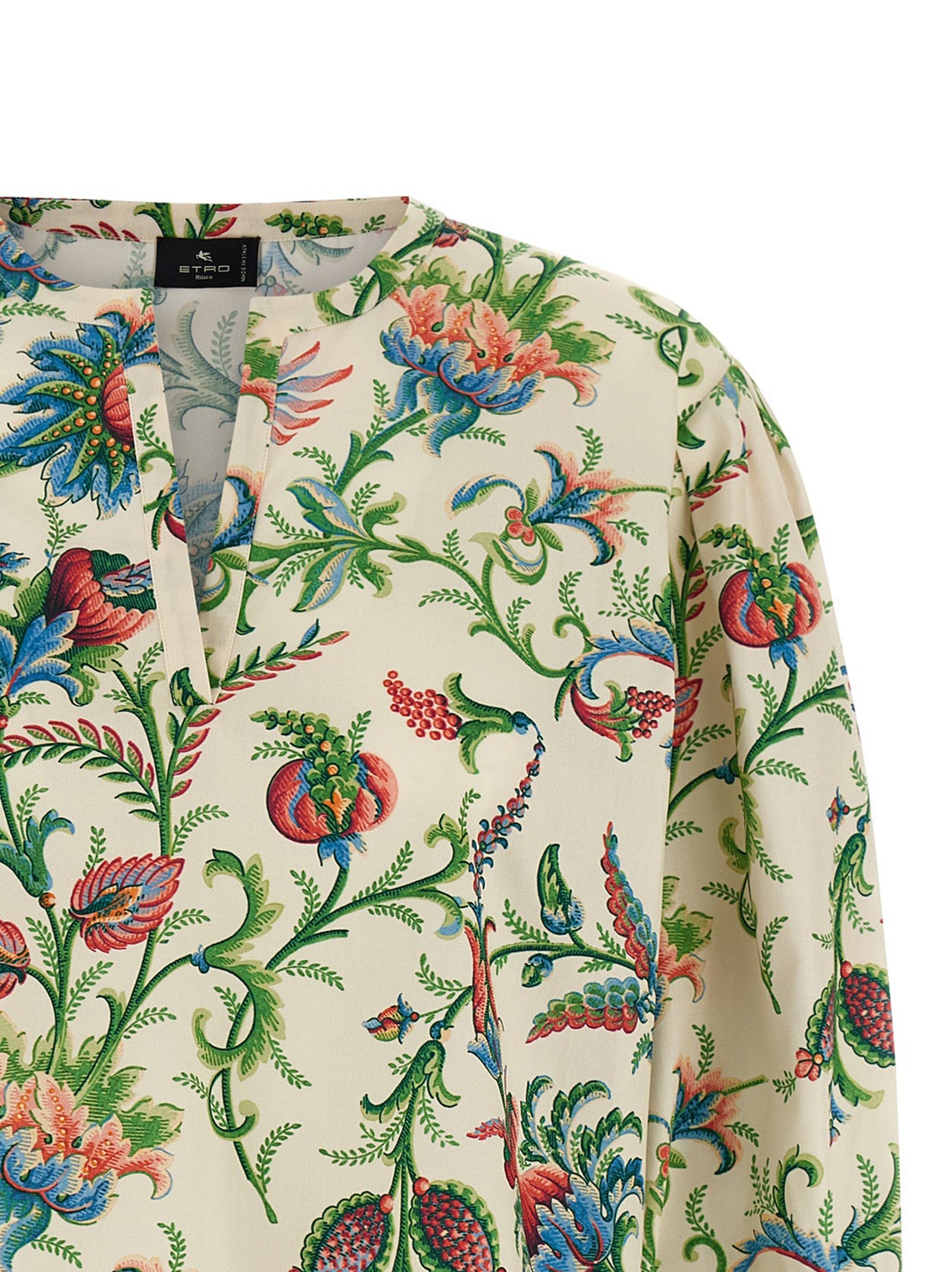 Etro - Floral cotton blouse