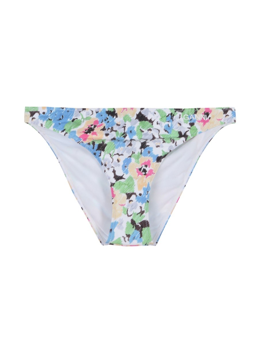 GANNI - FLORAL PATTERN BIKINI BRIEFS