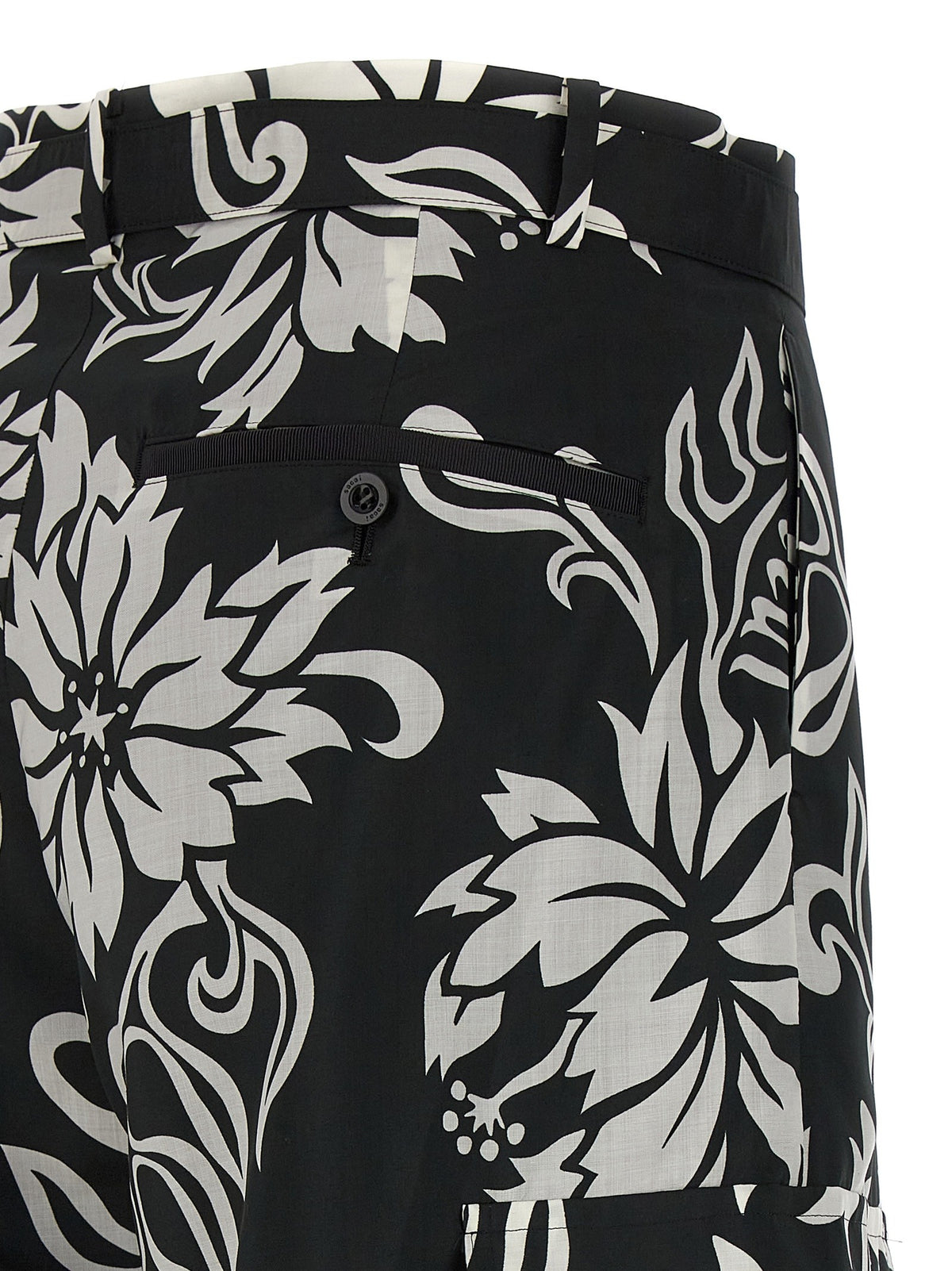 SACAI - Floral print trousers