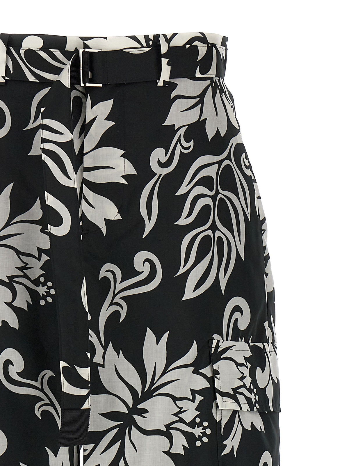 SACAI - Floral print trousers