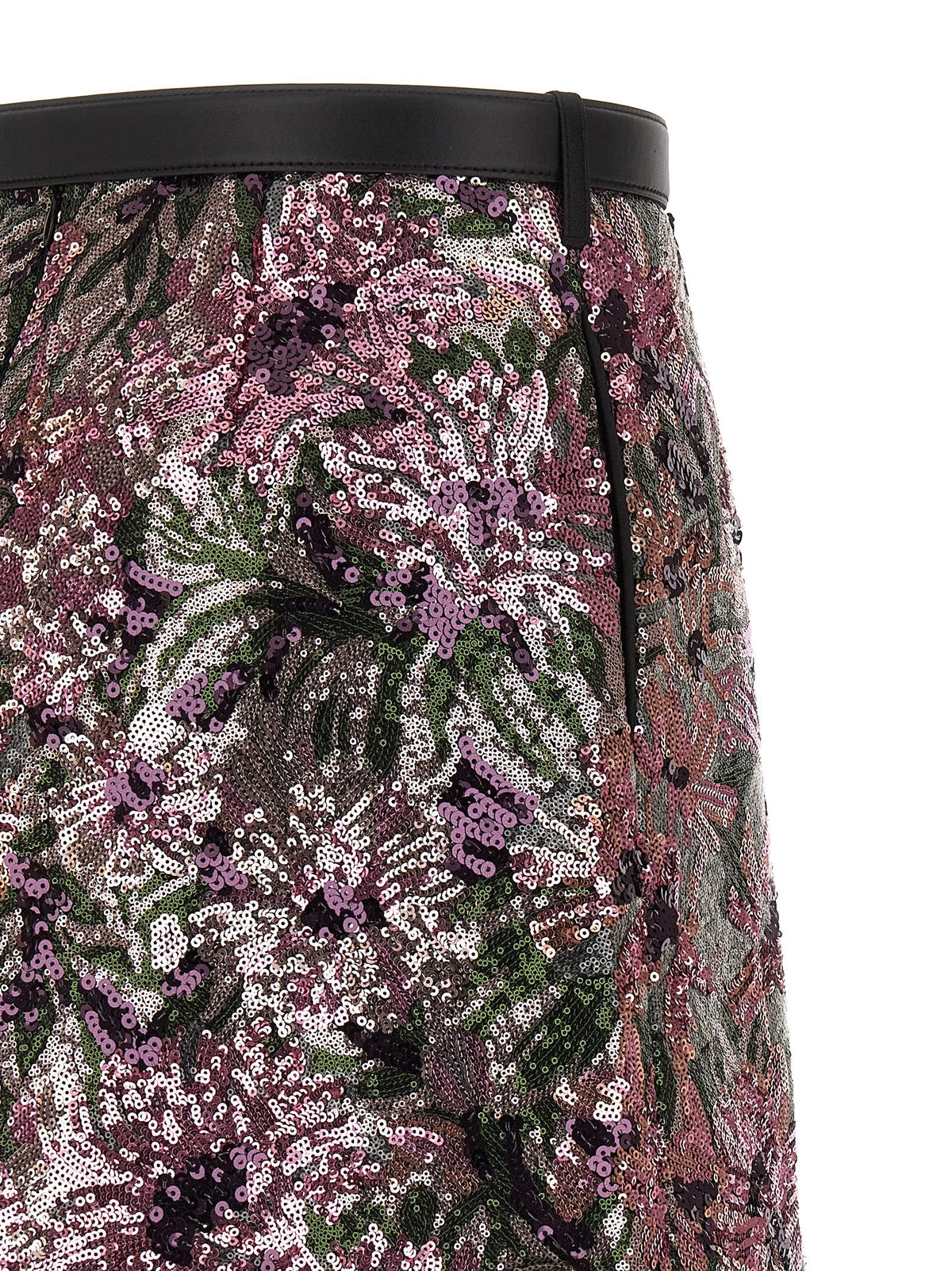 SELF-PORTRAIT - 'Floral Sequin Mini' skirt floral-sequin-mini-skirt