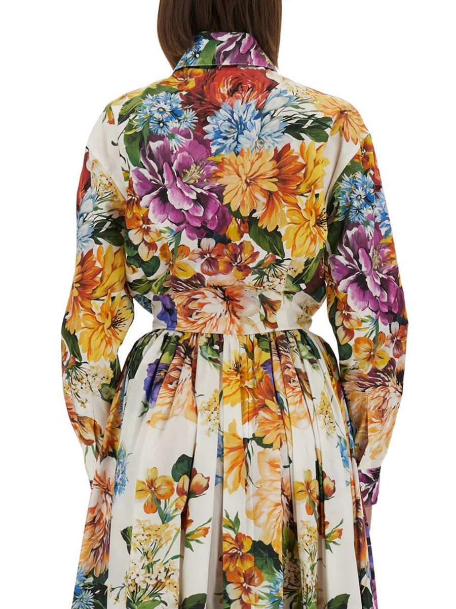 Dolce & Gabbana Dolce & Gabbana - FLOWER BOUQUET PRINT POPLIN SHIRT