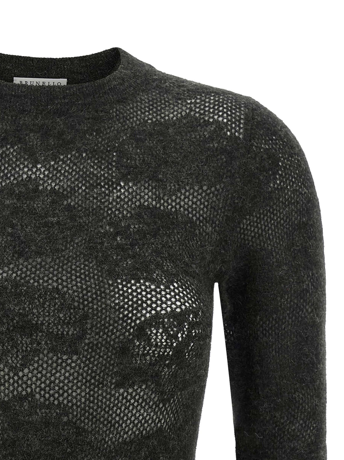 Brunello Cucinelli - 'Flower Lace' sweater