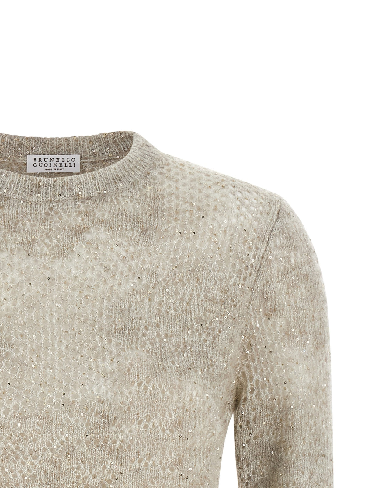 Brunello Cucinelli - 'Flower Lace' sweater