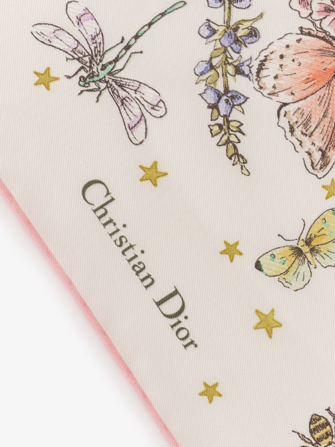 Flowers Calendar Triangle silk foulard