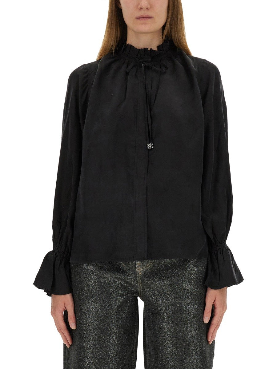 GANNI - FLUID CUPRO SHIRT fluid-cupro-shirt_a69475b2-5932-443f-a2c6-5191adf48e49