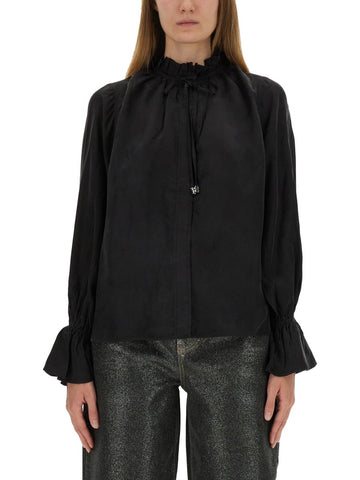 GANNI - FLUID CUPRO SHIRT fluid-cupro-shirt_a69475b2-5932-443f-a2c6-5191adf48e49