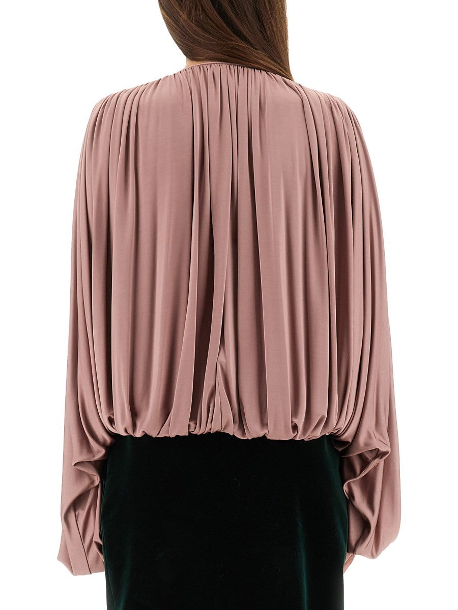 FLUID KNIT BLOUSE